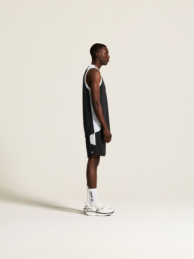 Basket 2.0 Singlet Contrast M von Craft – White