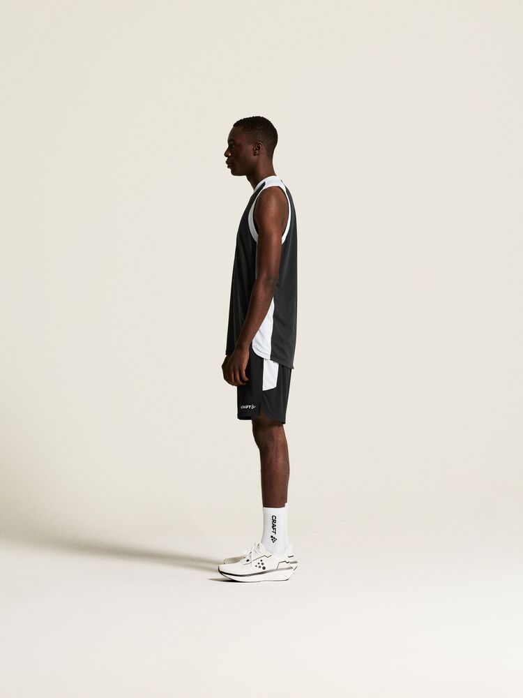 Basket 2.0 Singlet Contrast M von Craft – White
