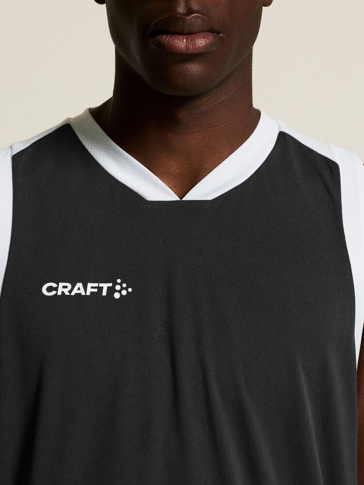 Basket 2.0 Singlet Contrast M von Craft – White