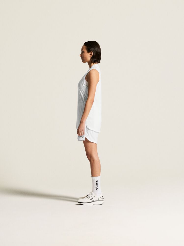 Basket 2.0 Singlet Contrast W von Craft – White