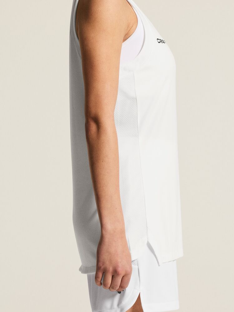 Basket 2.0 Singlet Contrast W von Craft – White