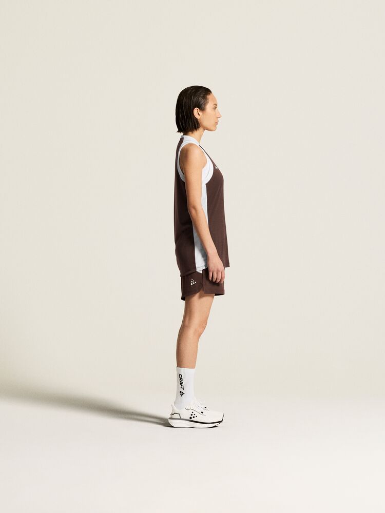 Basket 2.0 Singlet Contrast W von Craft – White