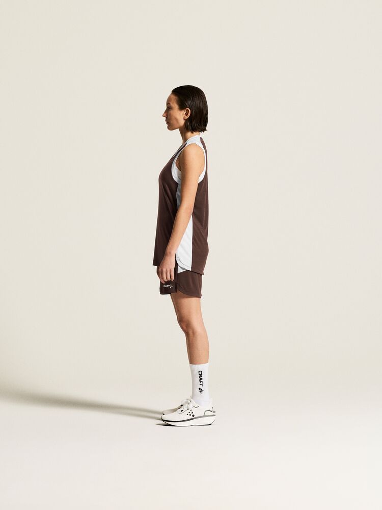 Basket 2.0 Singlet Contrast W von Craft – White