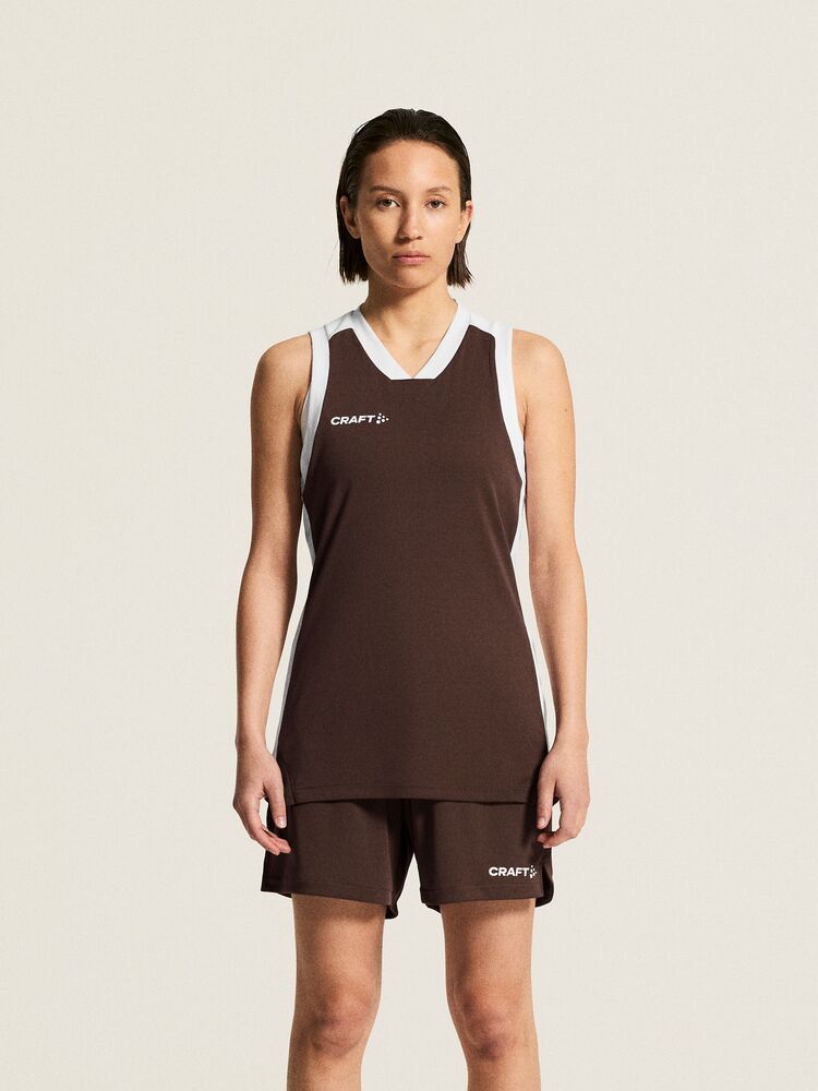 Basket 2.0 Singlet Contrast W von Craft – White