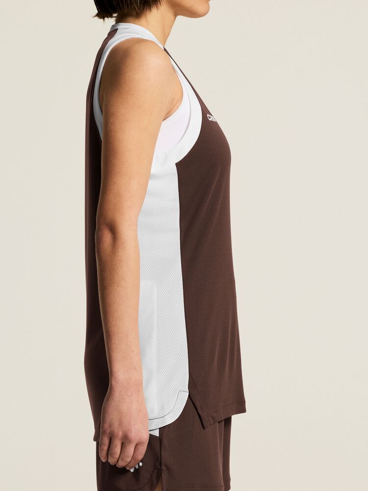 Basket 2.0 Singlet Contrast W von Craft – White