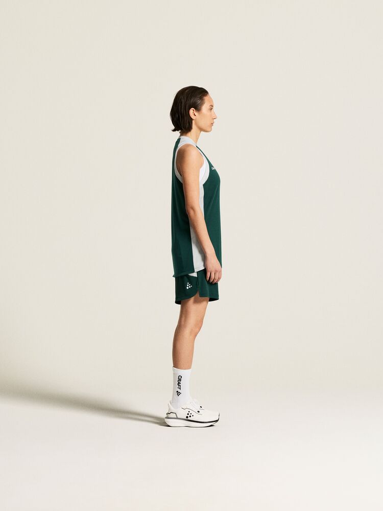 Basket 2.0 Singlet Contrast W von Craft – White