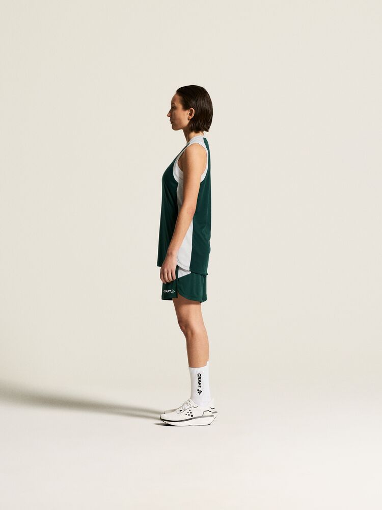 Basket 2.0 Singlet Contrast W von Craft – White