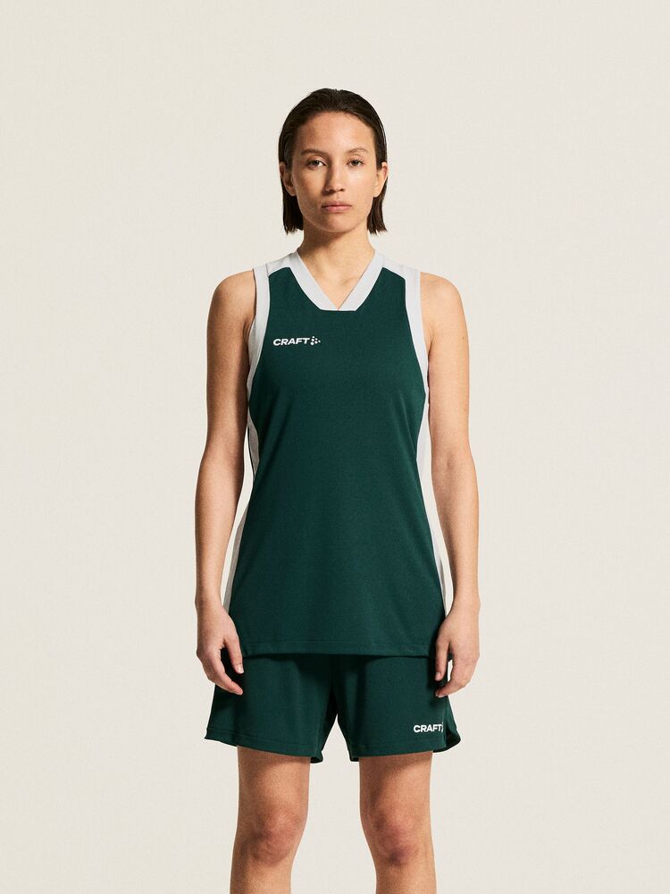 Basket 2.0 Singlet Contrast W von Craft – White