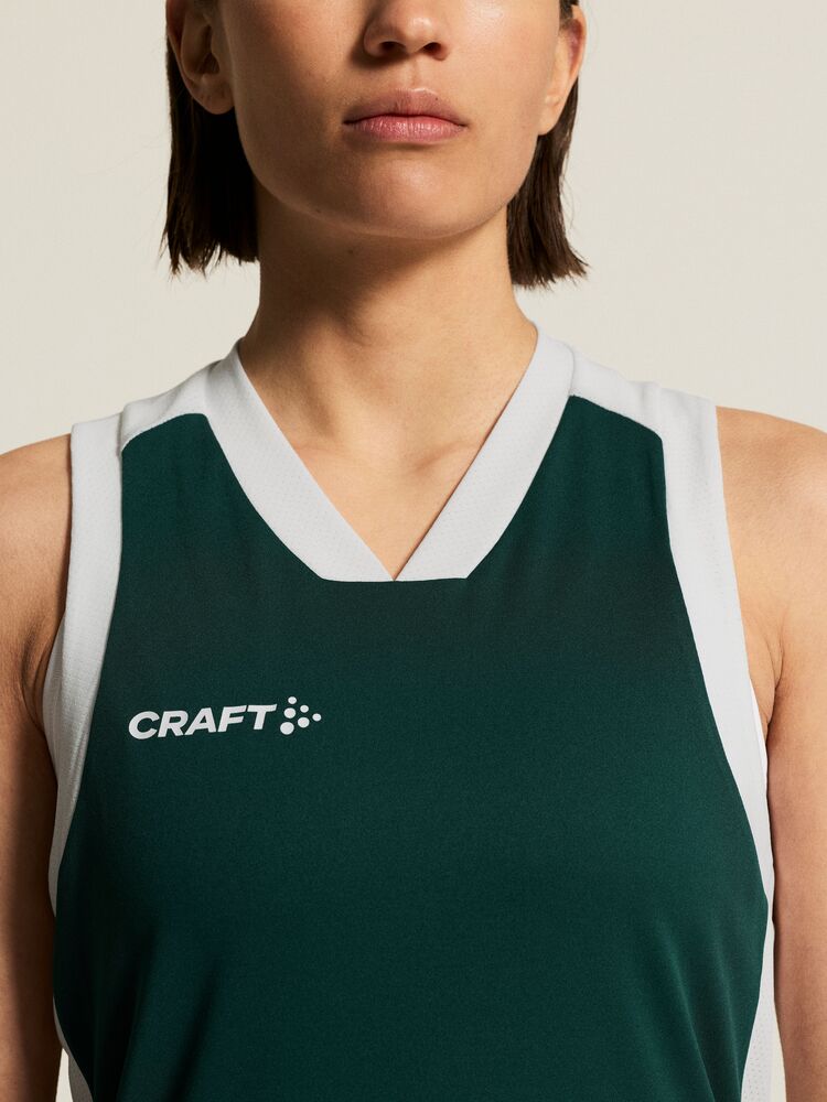 Basket 2.0 Singlet Contrast W von Craft – White