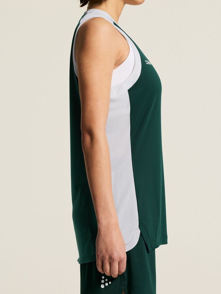 Basket 2.0 Singlet Contrast W von Craft – White
