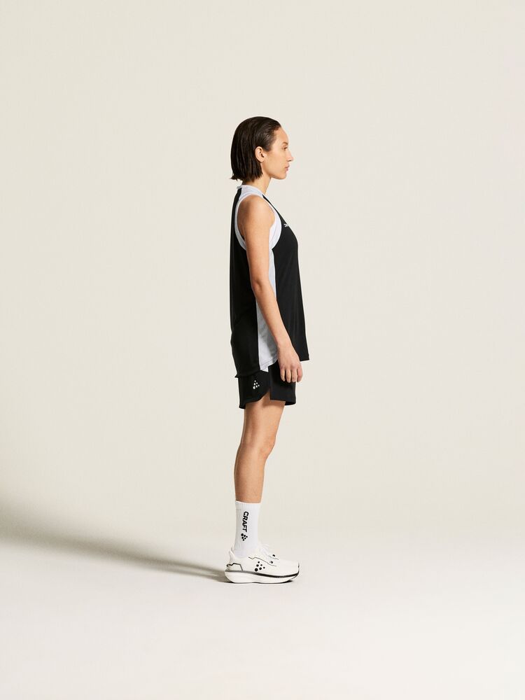 Basket 2.0 Singlet Contrast W von Craft – White