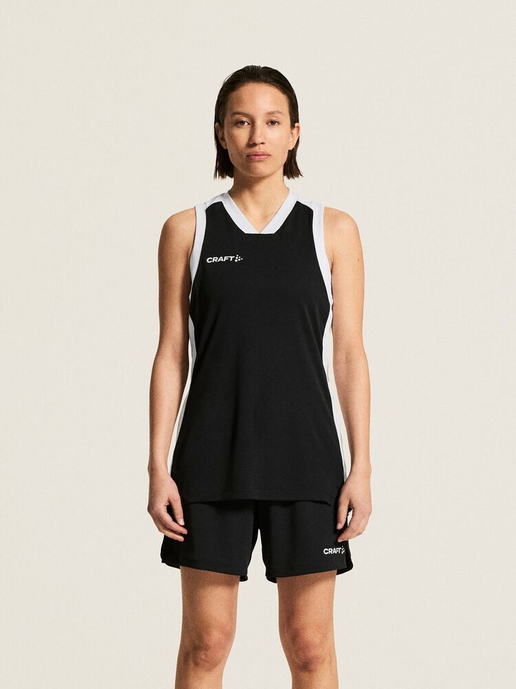 Basket 2.0 Singlet Contrast W von Craft – White