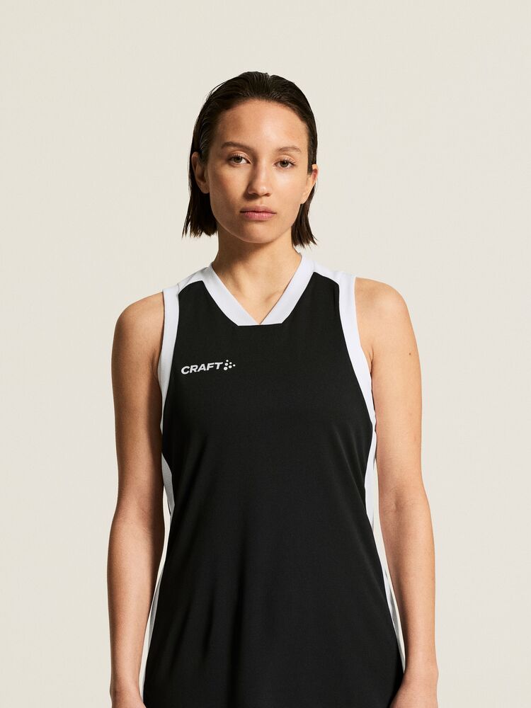 Basket 2.0 Singlet Contrast W von Craft – White