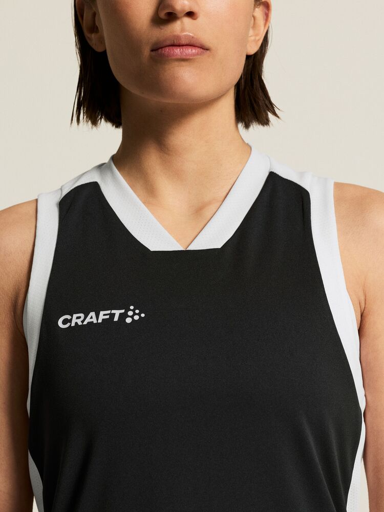 Basket 2.0 Singlet Contrast W von Craft – White