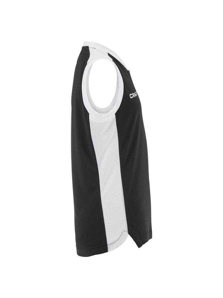 Basket 2.0 Singlet Contrast Jr von Craft – White