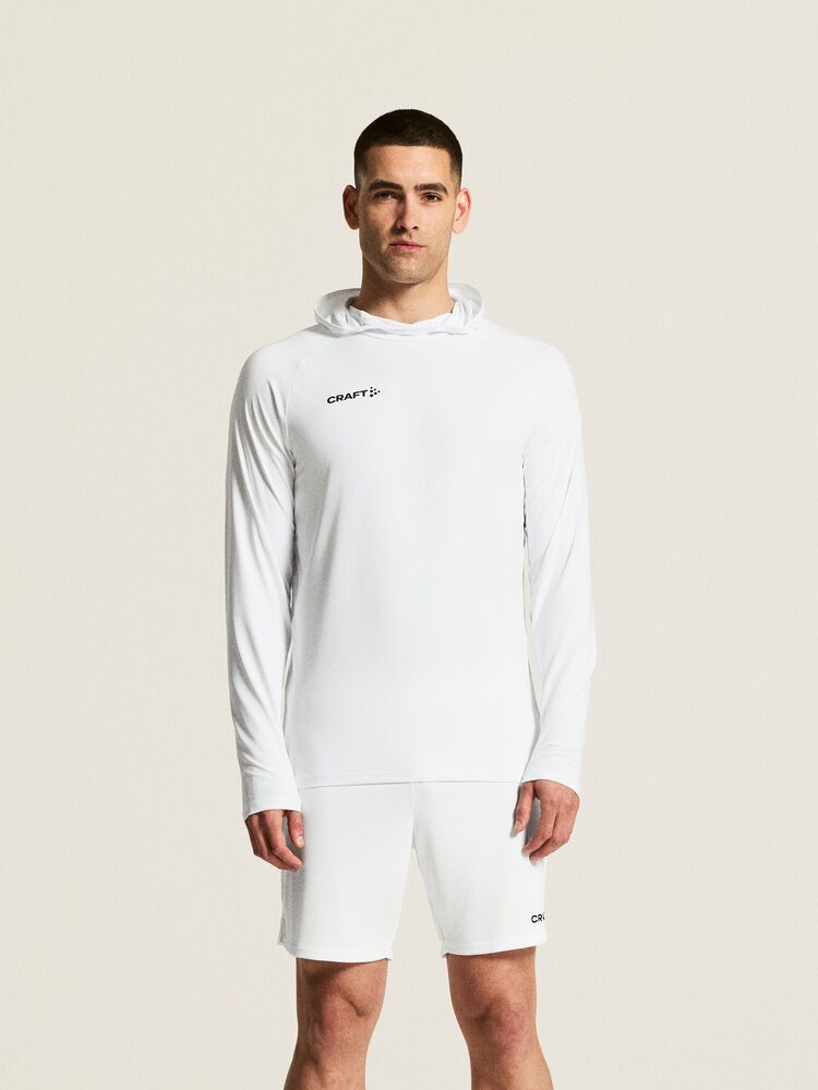 Ability Long Sleeve Hood M von Craft – White