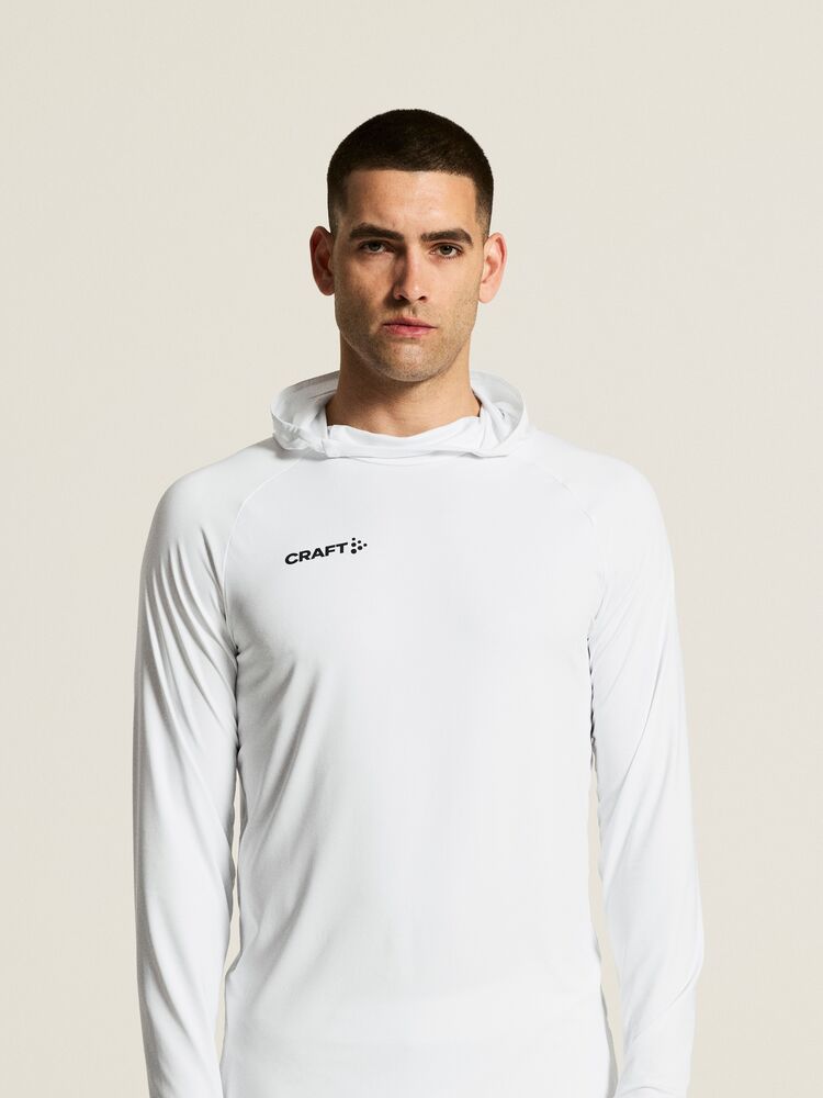 Ability Long Sleeve Hood M von Craft – White