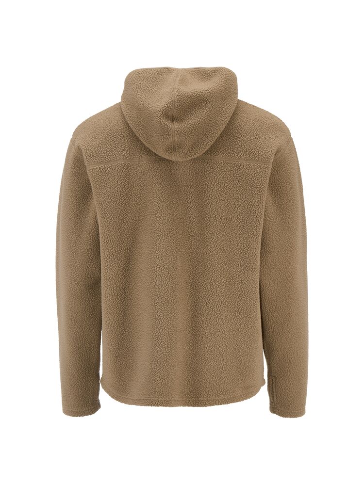 Join Pile Fleece Fz Hood M von Craft – Taupe