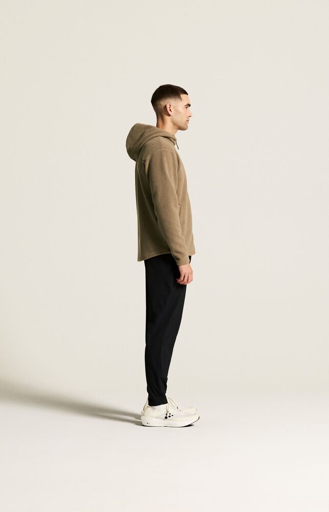 Join Pile Fleece Fz Hood M von Craft – Taupe