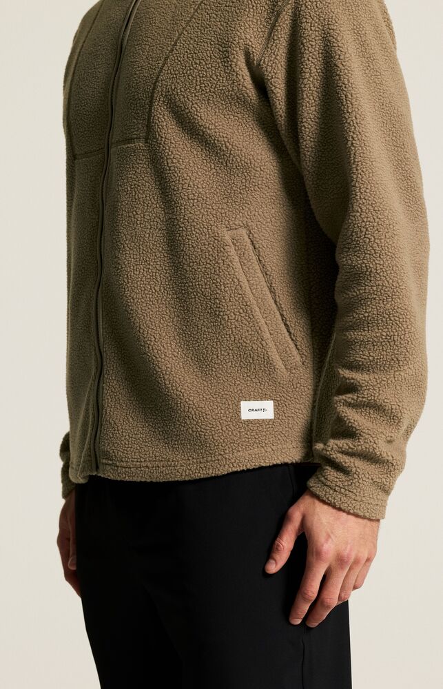 Join Pile Fleece Fz Hood M