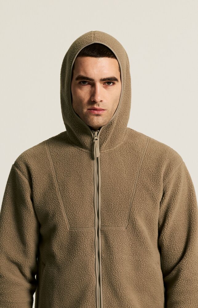 Join Pile Fleece Fz Hood M