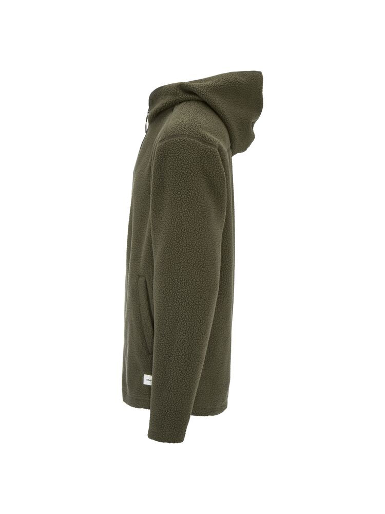 Join Pile Fleece Fz Hood M von Craft – Taupe