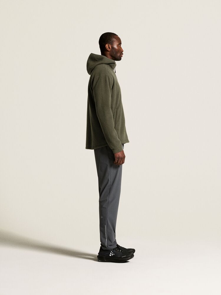 Join Pile Fleece Fz Hood M von Craft – Taupe