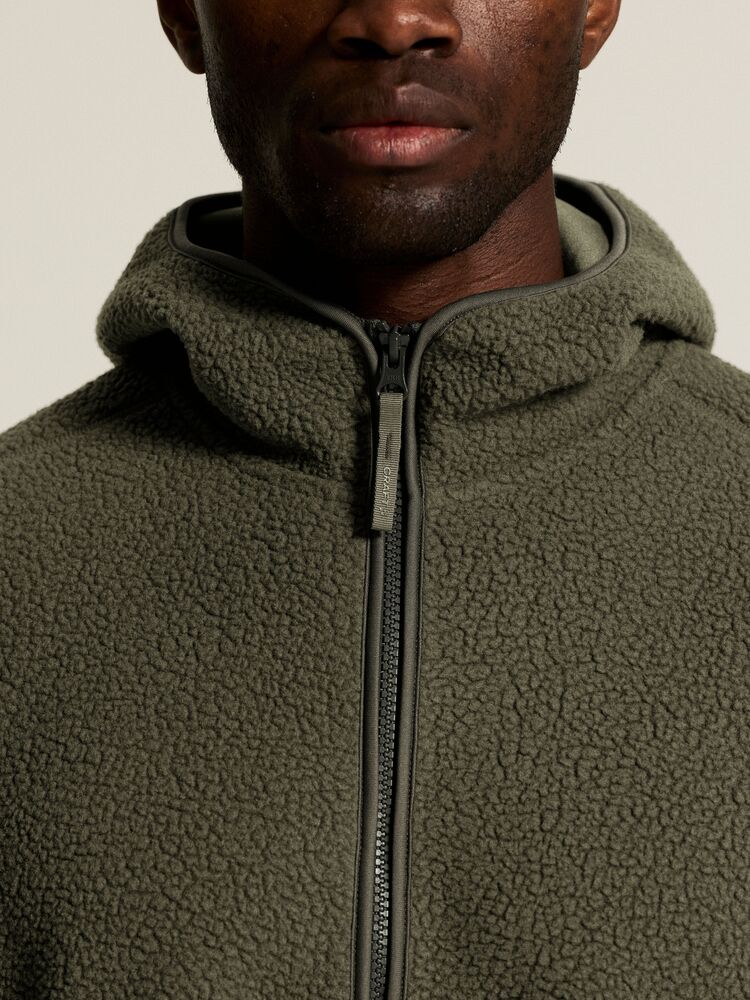Join Pile Fleece Fz Hood M
