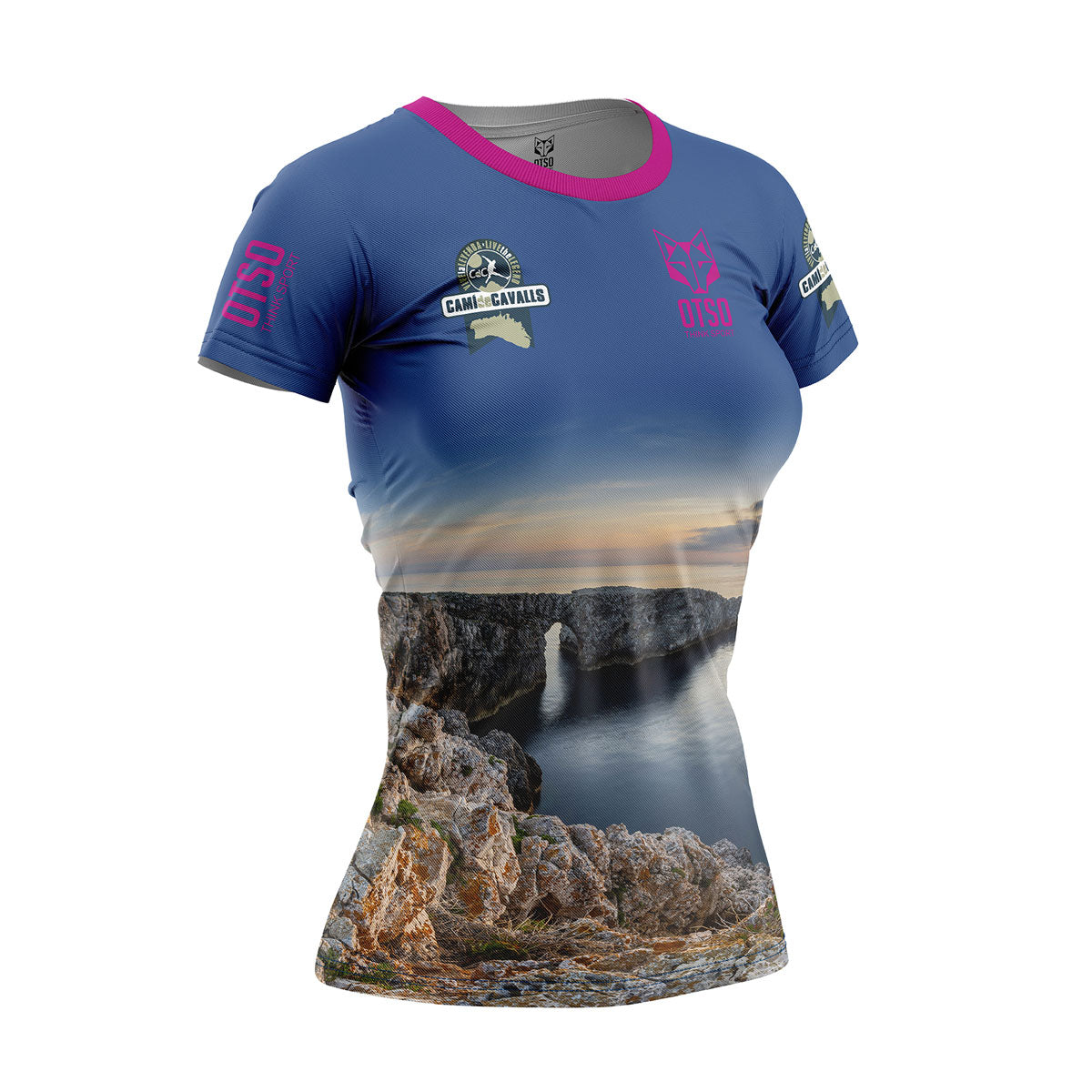 OTSO Damen Kurzarm-Funktionsshirt - Menorca CDC Pont d'en Gil – Produktansicht