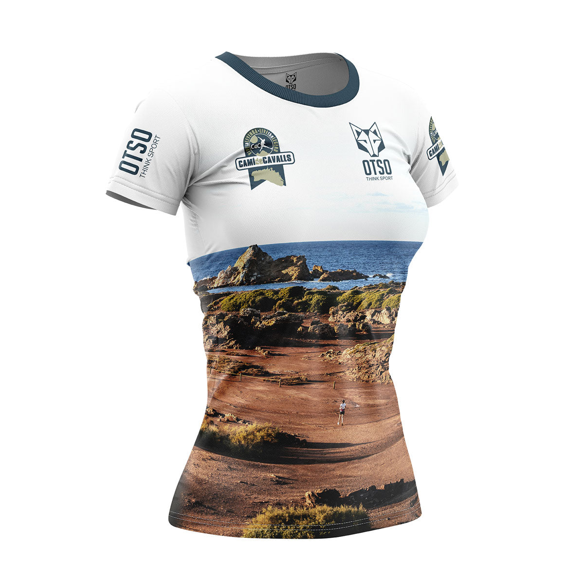 OTSO Damen Kurzarm-Funktionsshirt - Menorca CDC Fita – Produktansicht