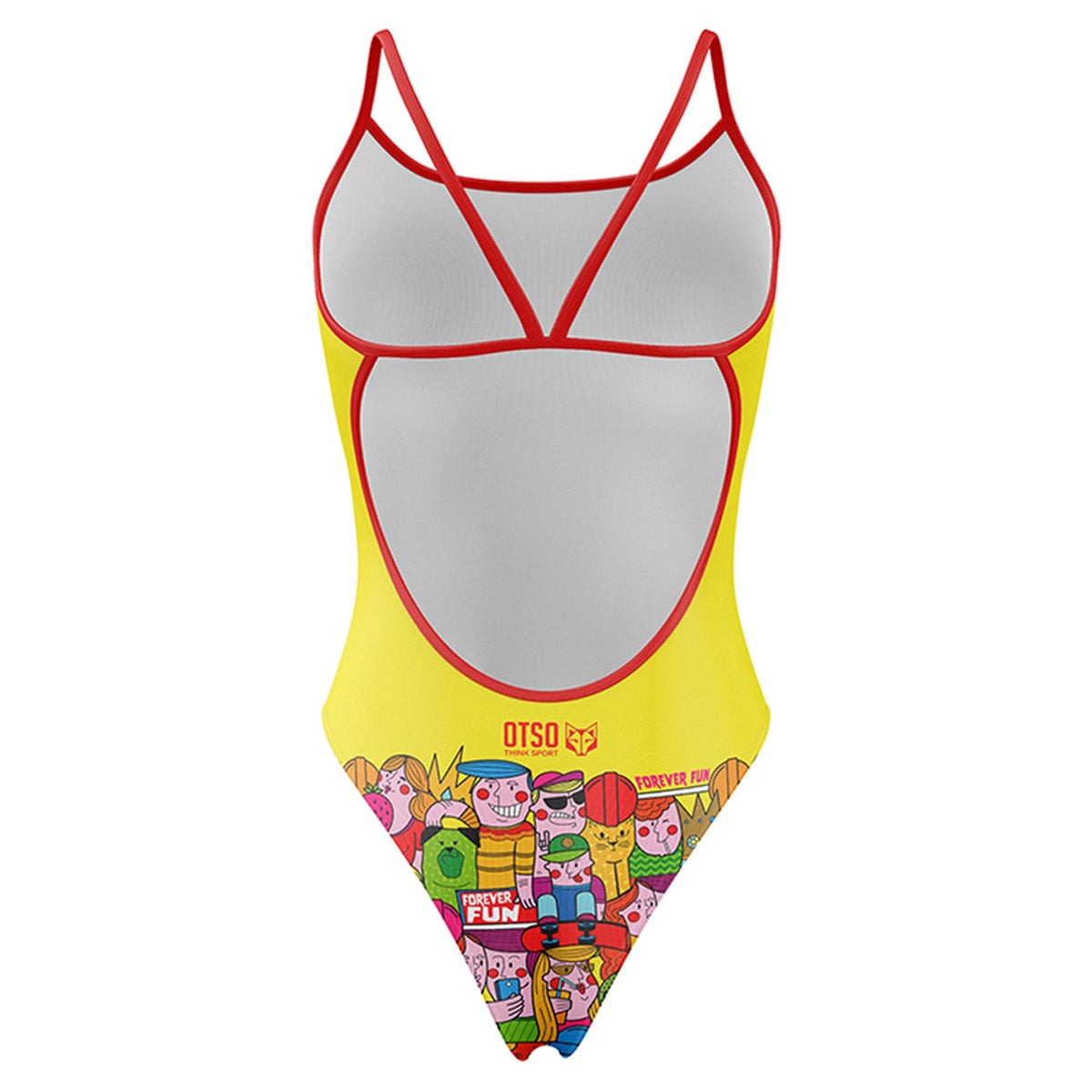 OTSO Damen Badeanzug - Chupa Chups Forever Fun – Produktansicht 2