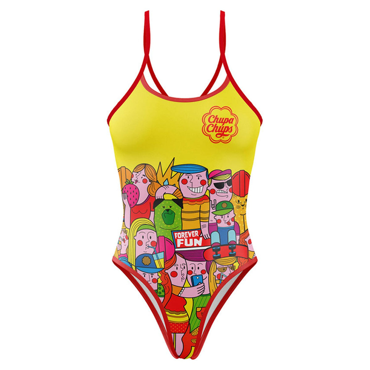 OTSO Damen Badeanzug - Chupa Chups Forever Fun – Produktansicht