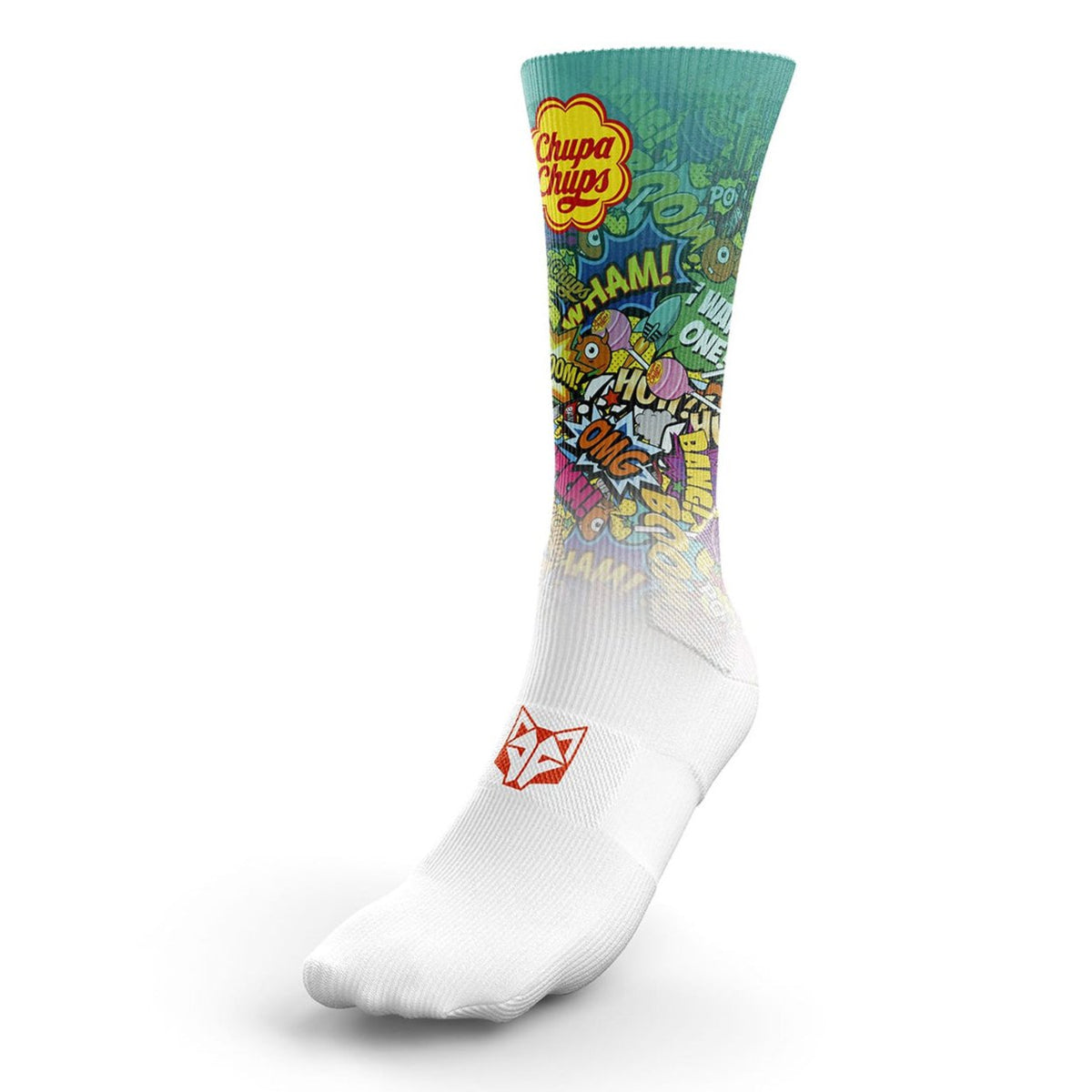 OTSO Sublimierte Sportsocken - Chupa Chups Comic – Produktansicht