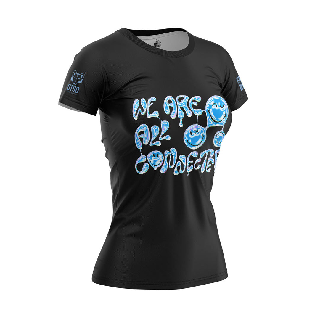 OTSO Damen Kurzarm-Funktionsshirt - S.W.Smiley Connected – Produktansicht