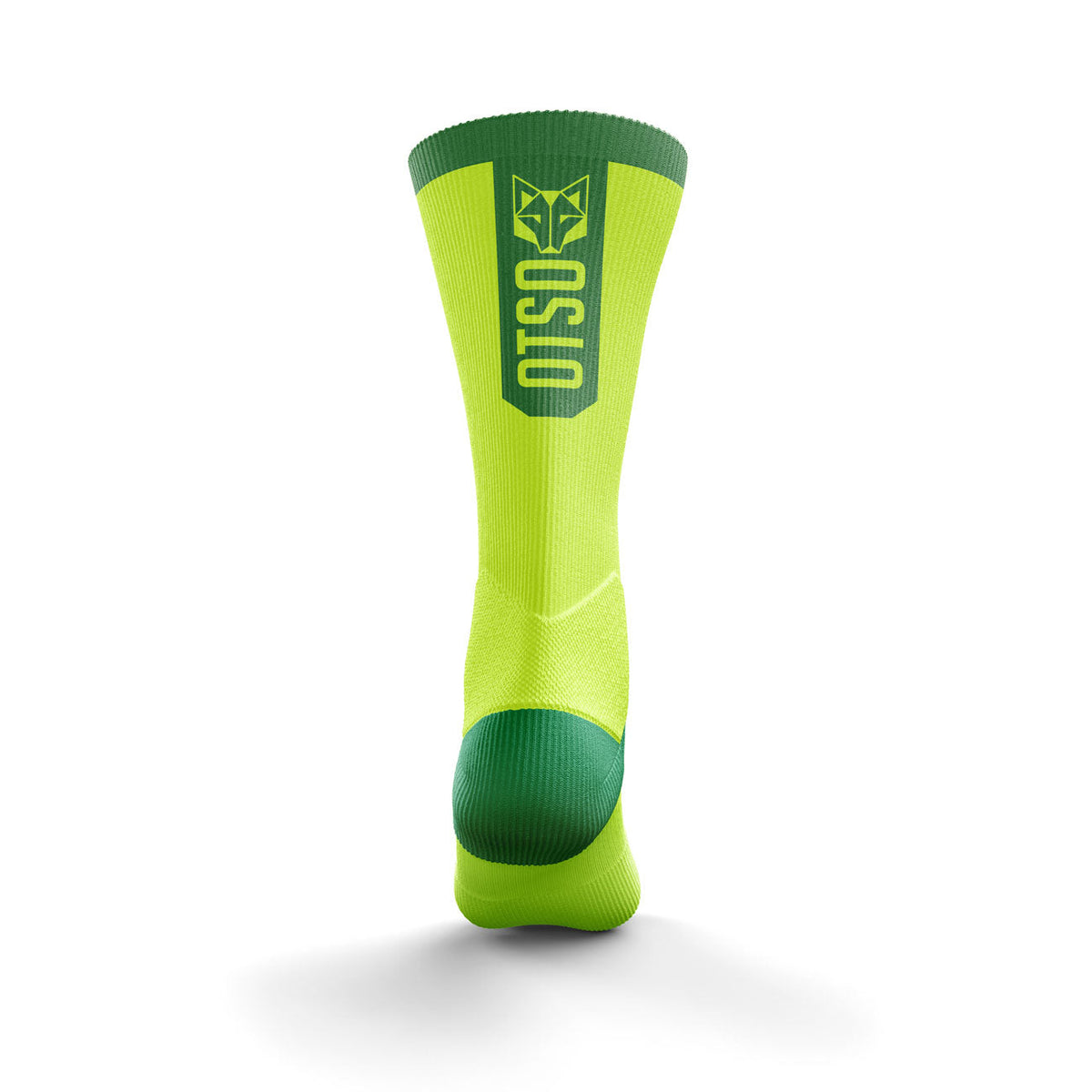 OTSO Fahrradsocken High Cut - Fluo Green – Produktansicht 2
