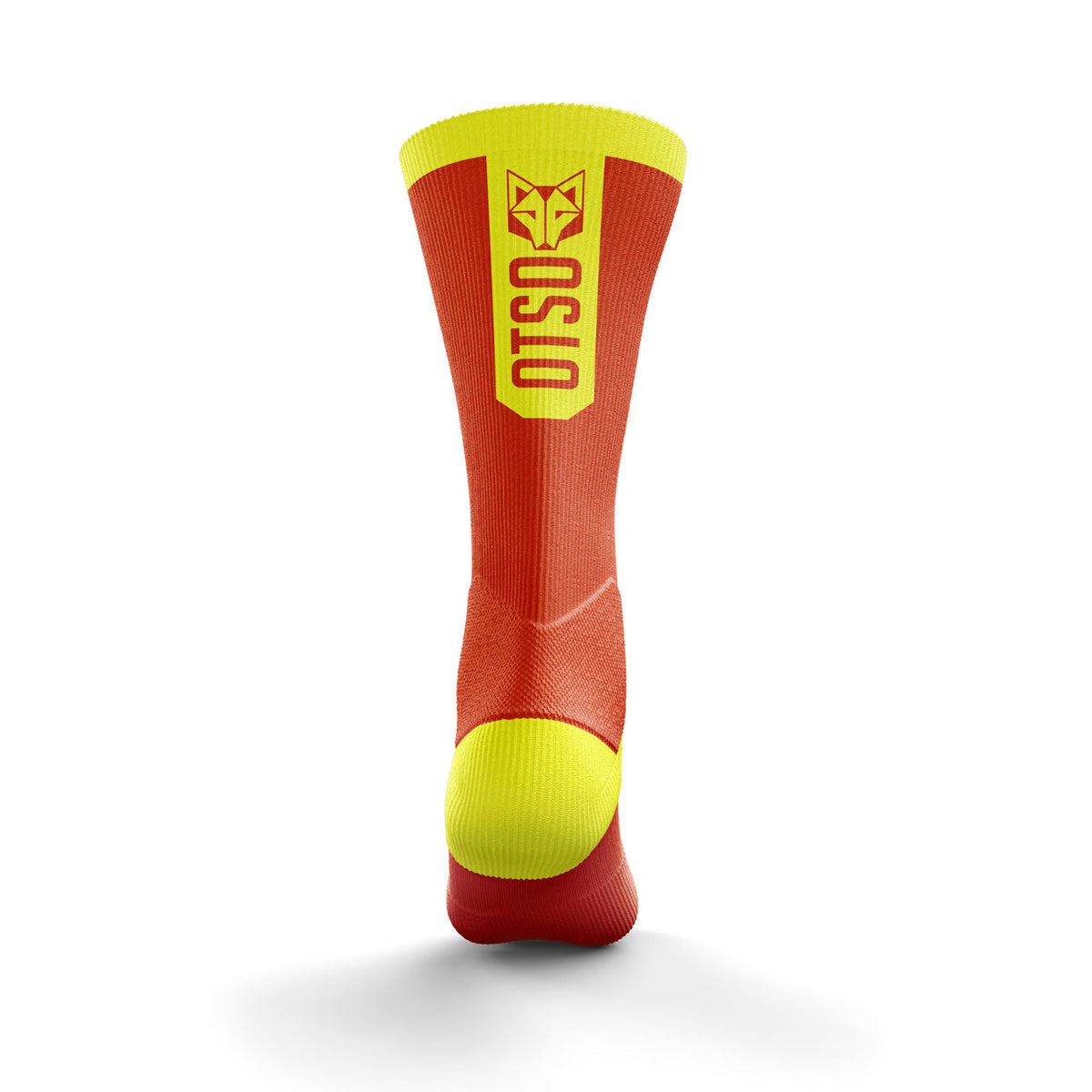 OTSO Fahrradsocken High Cut - Fluo Orange – Produktansicht 2