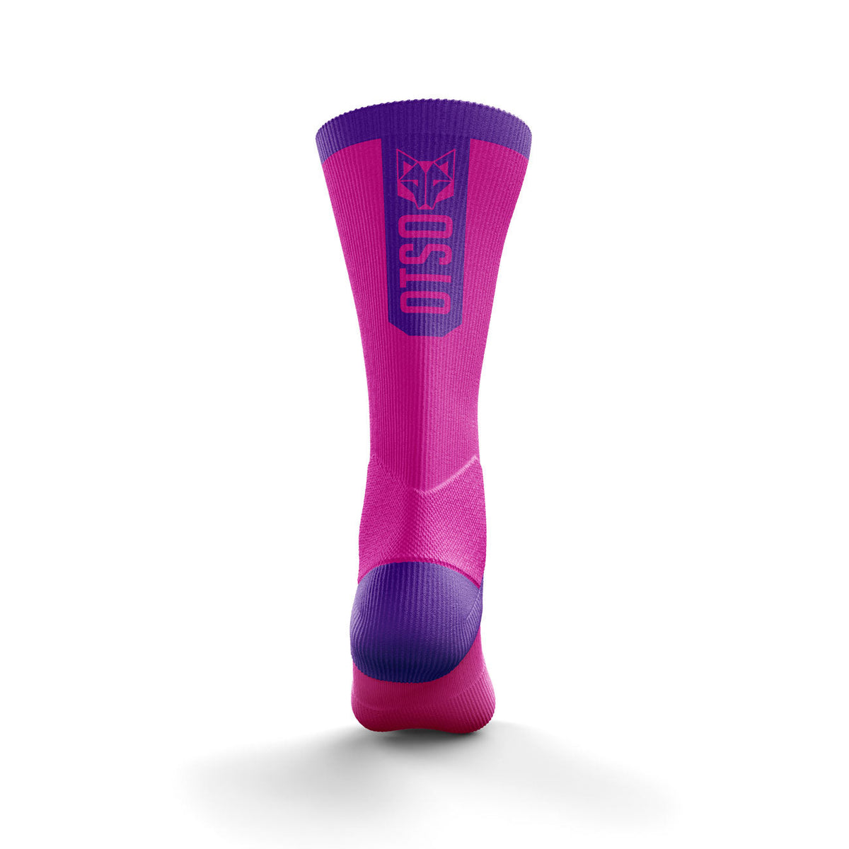 OTSO Fahrradsocken High Cut - Fluo Pink – Produktansicht 2