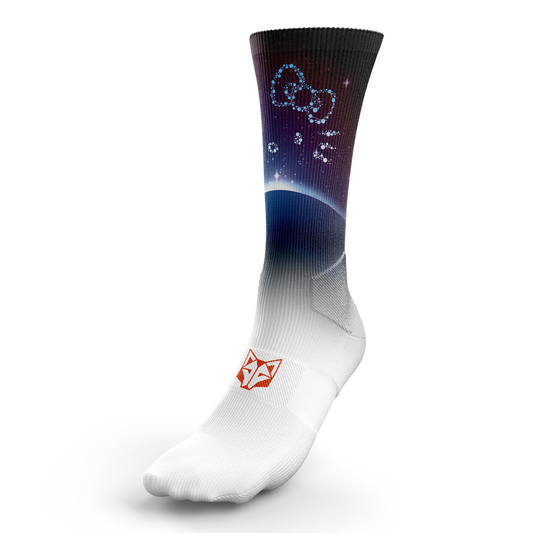 OTSO Sublimierte Sportsocken - Hello Kitty Galaxy – Produktansicht