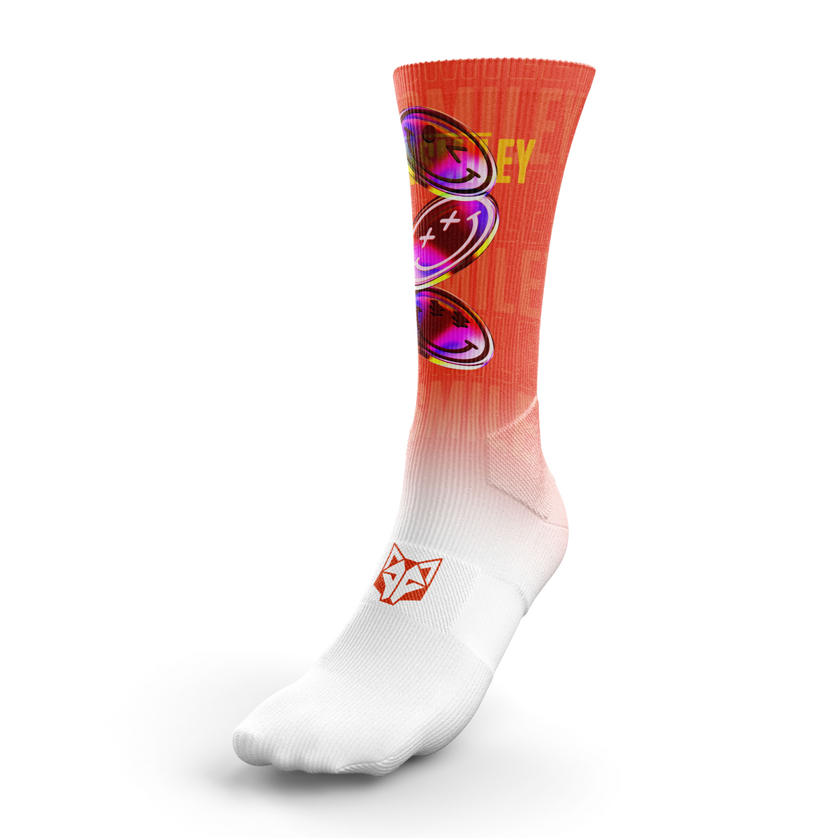OTSO Sublimierte Sportsocken - S.W.Smiley Sensoral Shimmer – Produktansicht