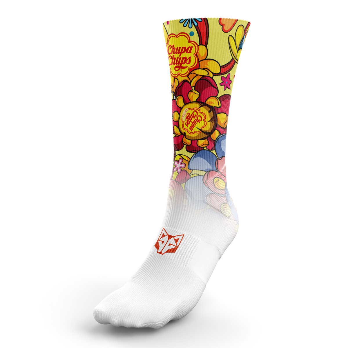OTSO Sublimierte Sportsocken - Chupa Chups Flower – Produktansicht