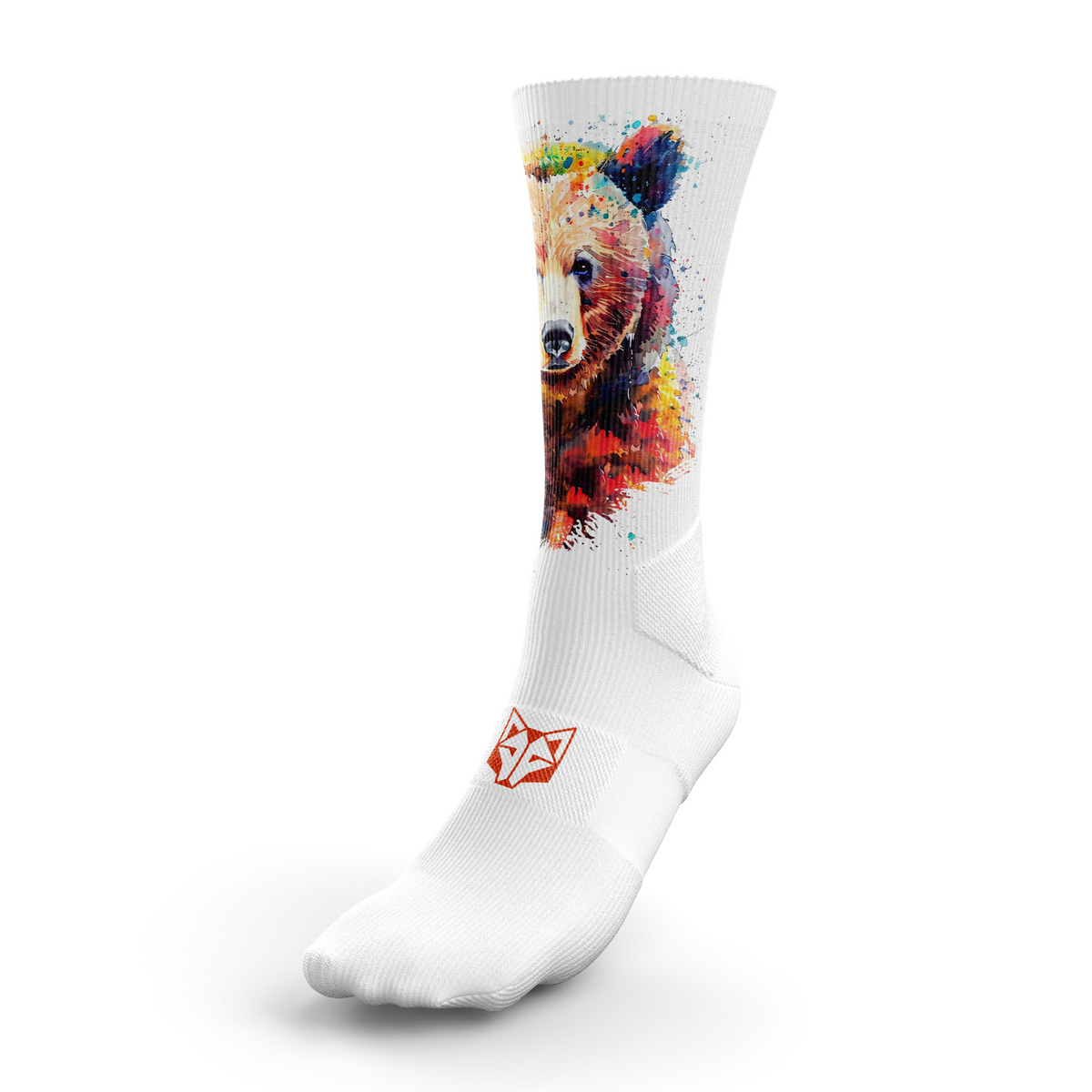 OTSO Sublimierte Sportsocken - Be Wild Bear – Produktansicht