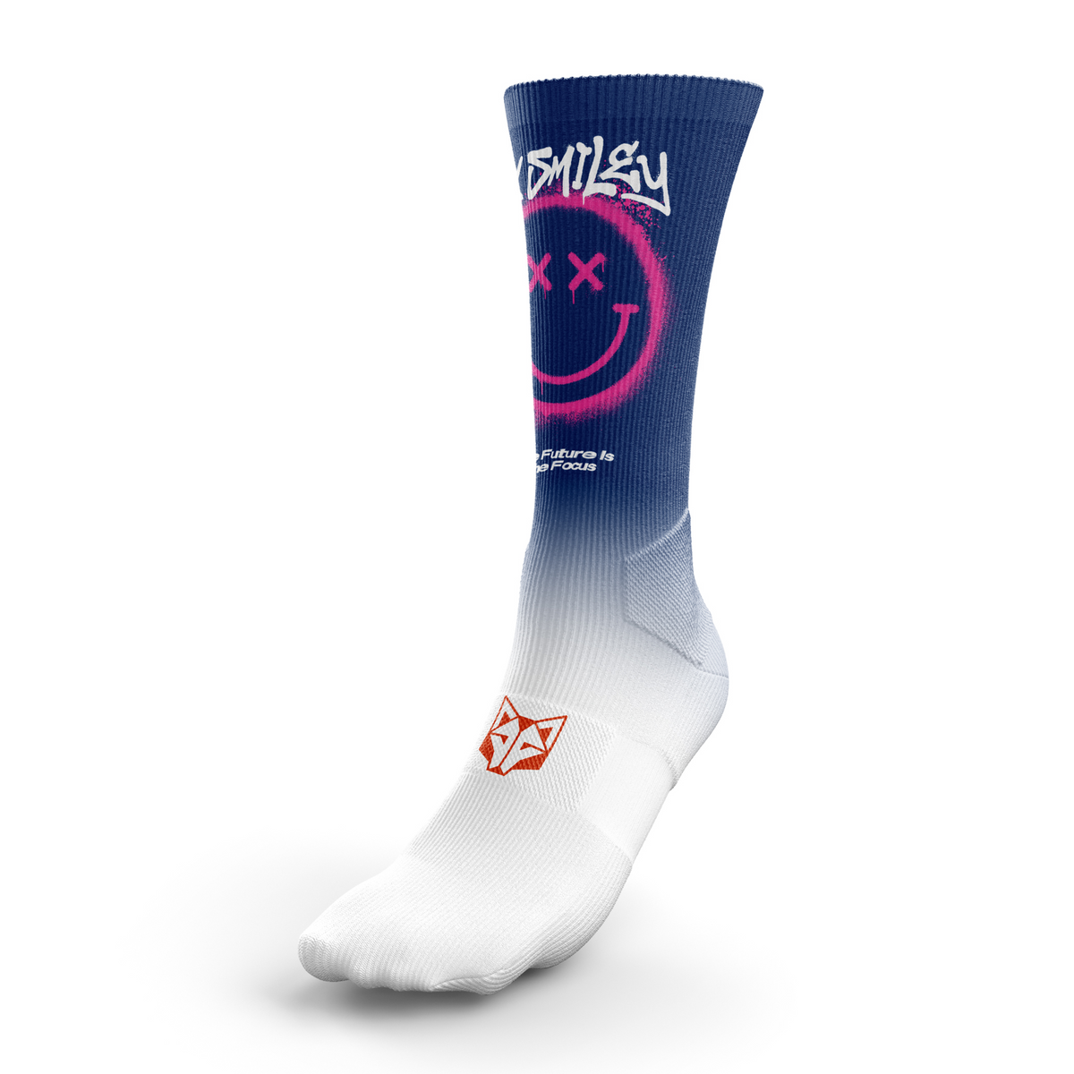 OTSO Sublimierte Sportsocken - S.W.Smiley Graffiti – Produktansicht