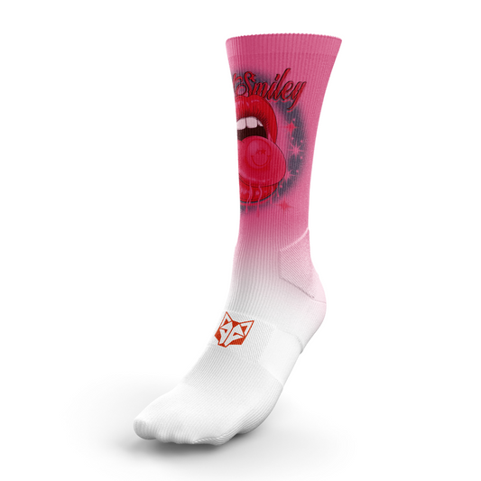 OTSO Sublimierte Sportsocken - S.W.Smiley Hella Good – Produktansicht