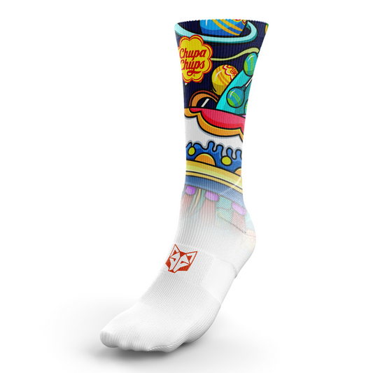 OTSO Sublimierte Sportsocken - Chupa Chups Space – Produktansicht