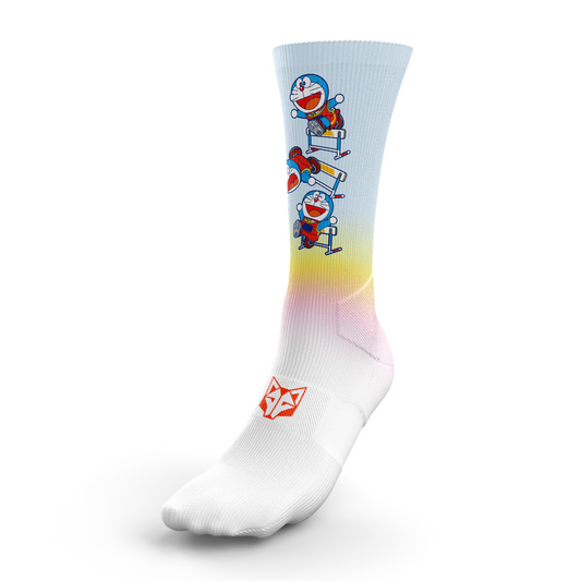 OTSO Sublimierte Sportsocken - Doraemon We Are All Winners – Produktansicht