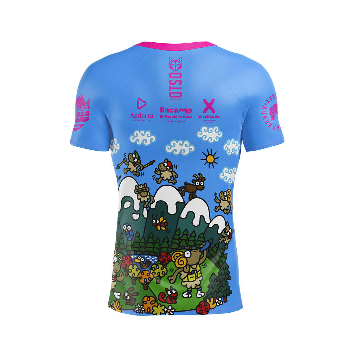 OTSO Herren Kurzarm-Funktionsshirt - Travessa d’Encamp 2025 – Produktansicht 2