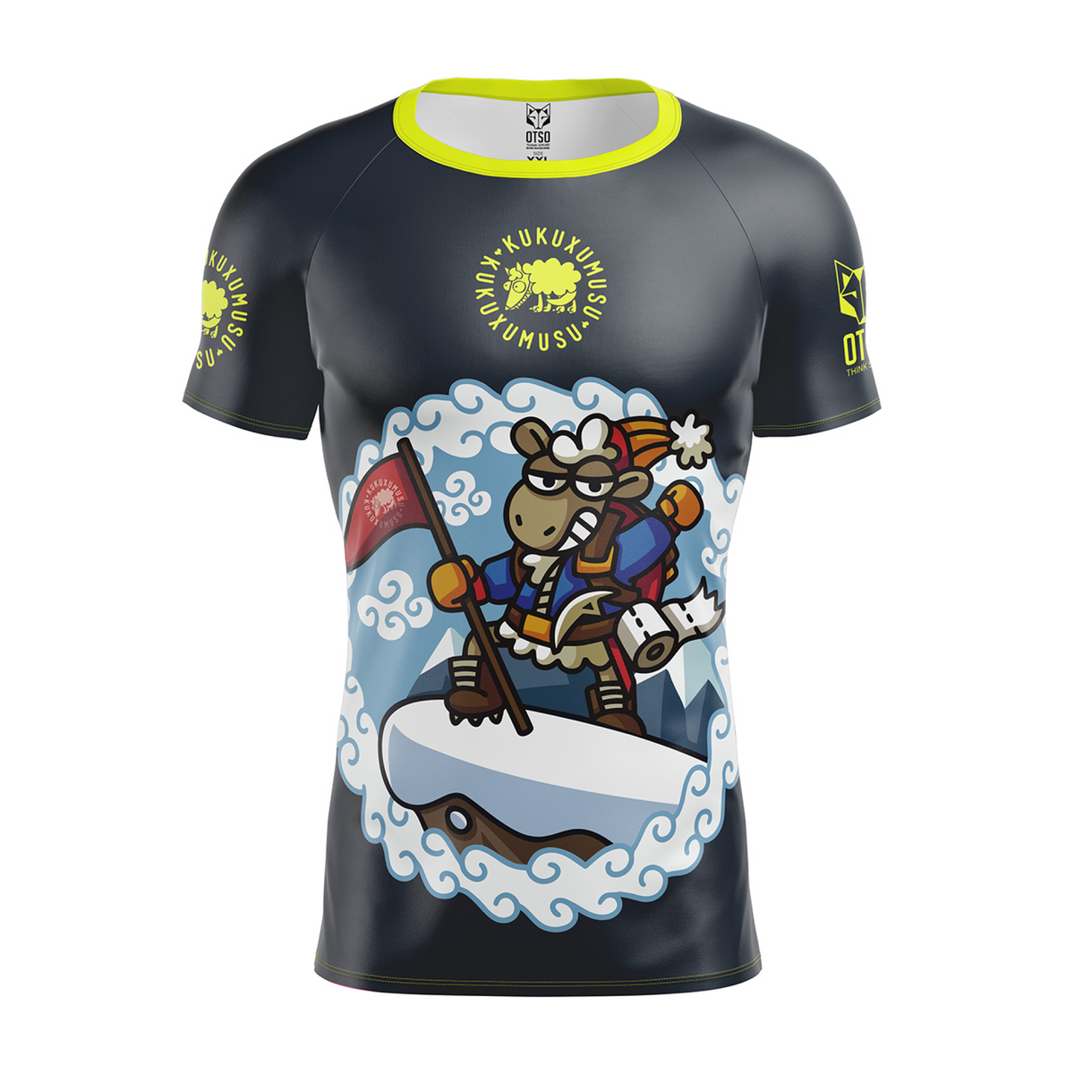 OTSO Herren Kurzarm-Funktionsshirt - Kukuxumusu Pirineus – Produktansicht