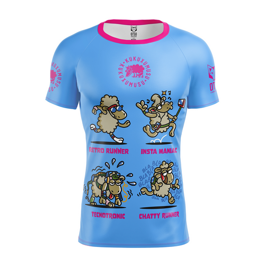 OTSO Herren Kurzarm-Funktionsshirt - Kukuxumusu Runners – Produktansicht