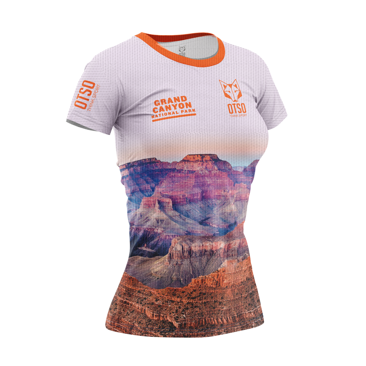 OTSO Damen Kurzarm-Funktionsshirt - Grand Canyon – Produktansicht