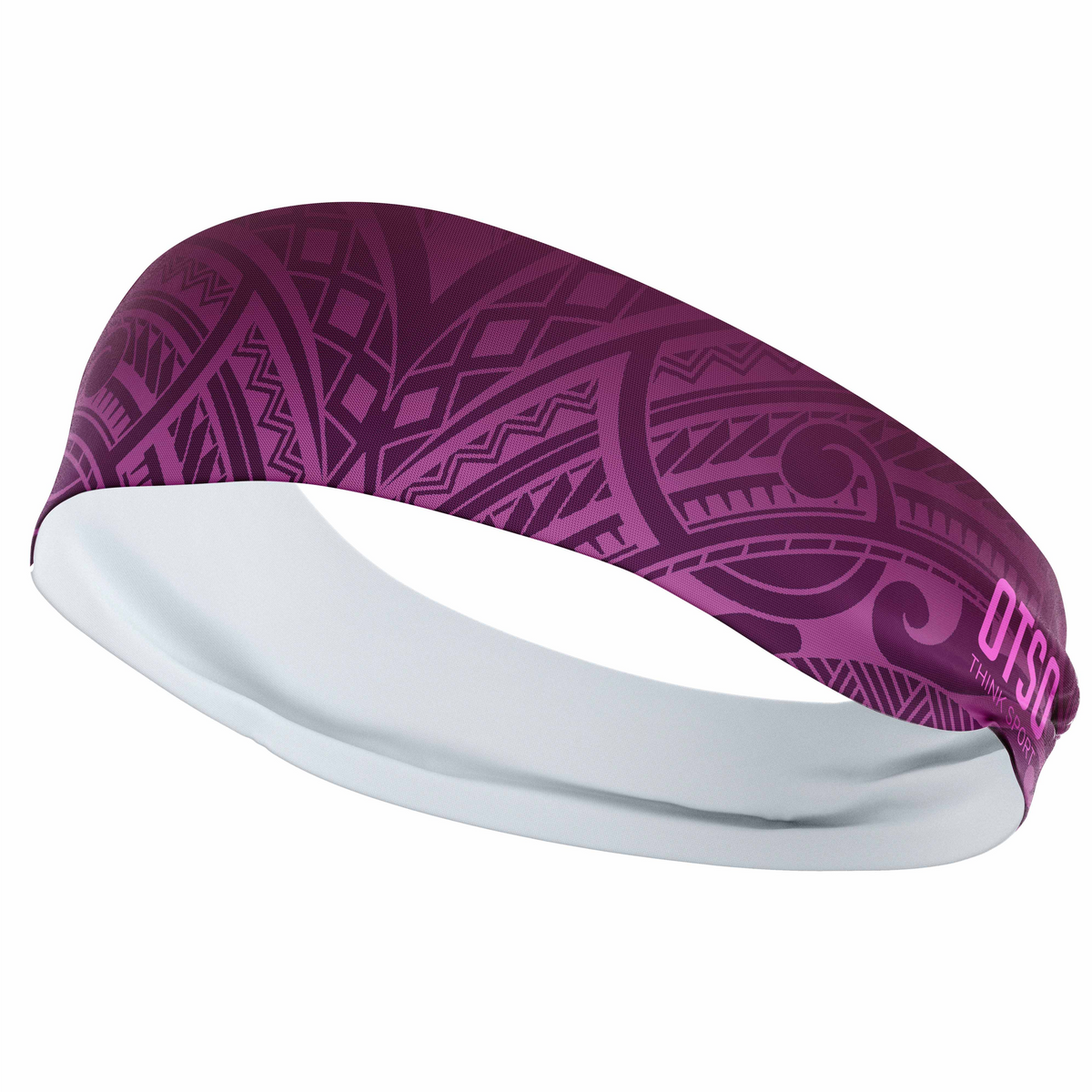 OTSO Sport-Stirnband - Maori Bordeau – Produktansicht 2